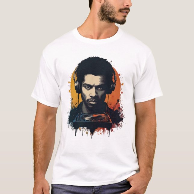 T-shirt DJ Silhouette (Devant)