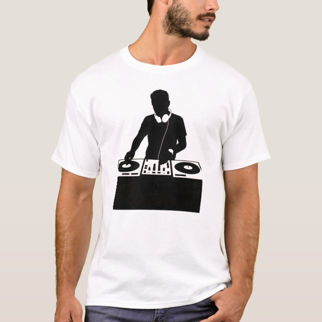 T-shirt DJ Silhouette (Devant)