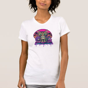 T-shirt DJ Synthwave Chat