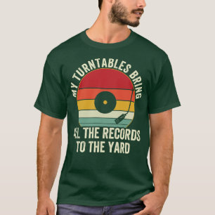 T-shirt DJ Tourne-disque DJ Design Disque Jockey