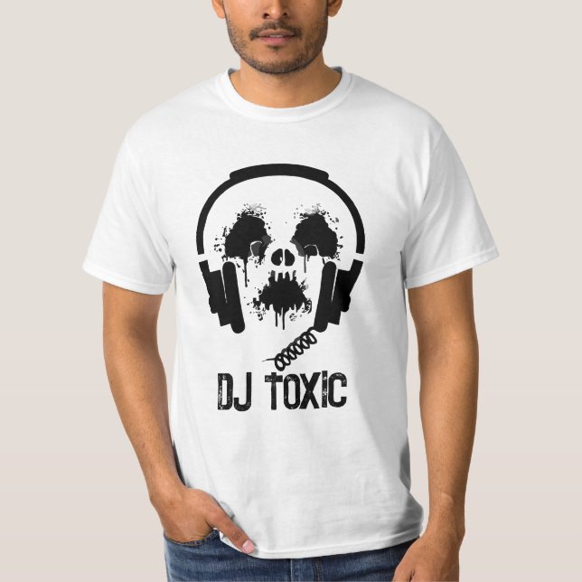 T-shirt DJ toxique (Devant)