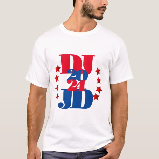 T-shirt DJ Trump & JD Vance 2024 Election Tee (Devant)