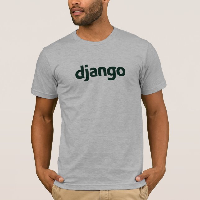 T-shirt Django de python - programmeur génial (Devant)