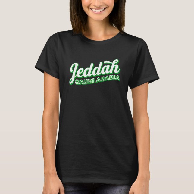 T-shirt Djeddah Arabie Saoudite (Devant)