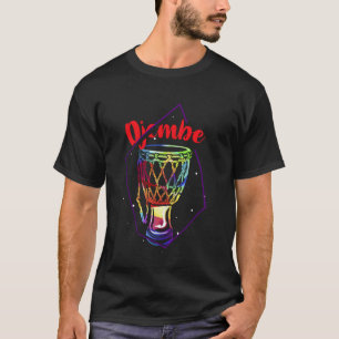 T-shirt Djembe Malinke Jembe ouest-africain Musica coloré