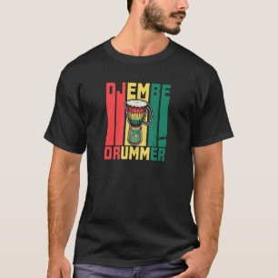T-shirt Djembe tambour instrument musical Afrique reg