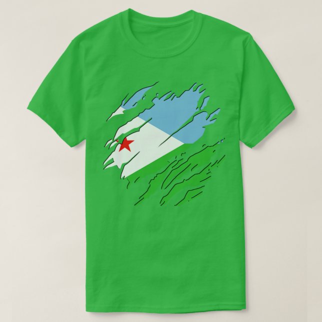 T-shirt Djibouti toujours (Design devant)