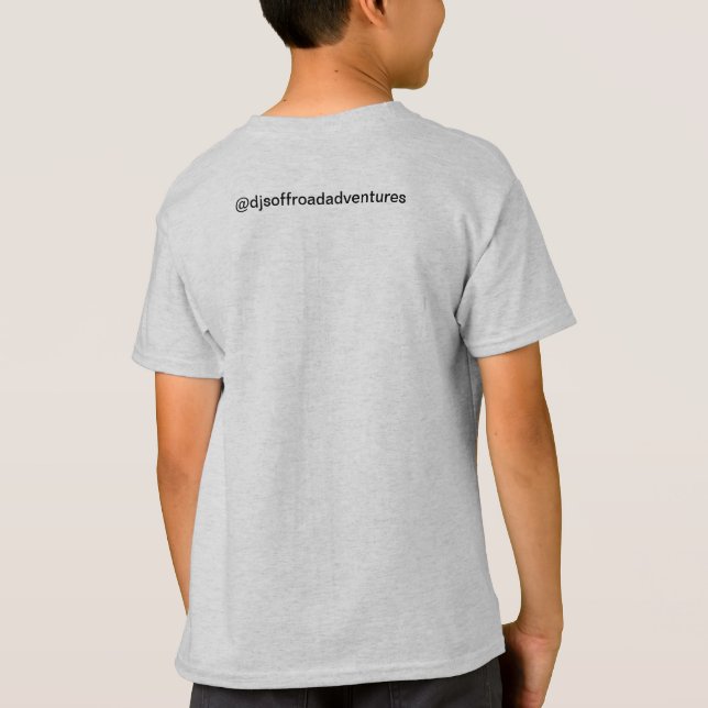 T-shirt DJ's Off-Road Adventures : DJ face à sa peur (Dos)