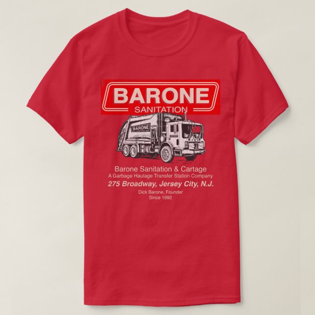 T-shirt Dks d'assainissement de barone (Design devant)