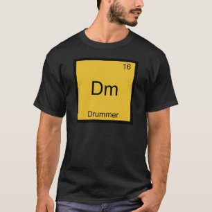 T-shirt DM - Pièce en t drôle de symbole d'élément de