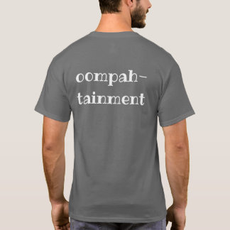 T-shirt DMV oompah de divertissement Chemise foncée
