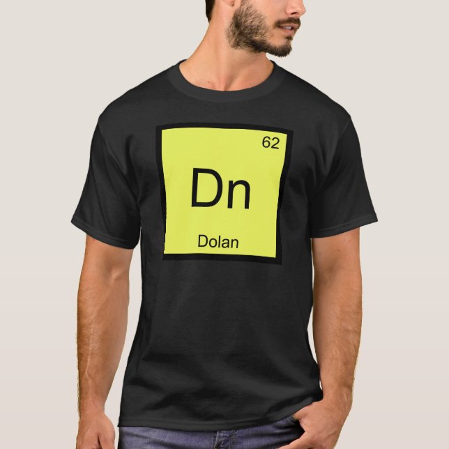 T-Shirt Dn - Symbole d'élément de chimie Dolan Mem (Devant)