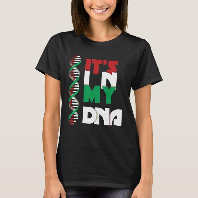 T-shirt DNA Cinco Da Mayo apparel It's in My Dna apparel 5 (Devant)