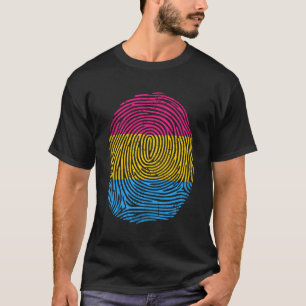 T-shirt Dna D'Impression Porte-Doigt Lgbt Lgbtq Drapeau Pa