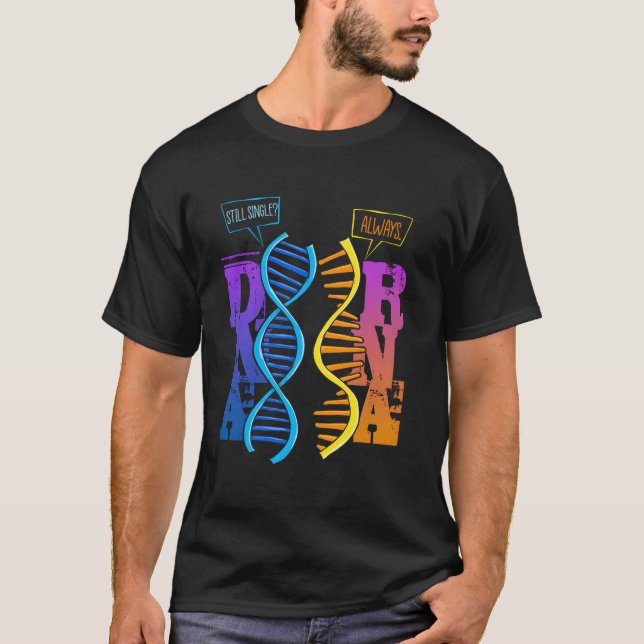 T-shirt Dna Rna Biologie Moléculaire Pun Science Gène (Devant)