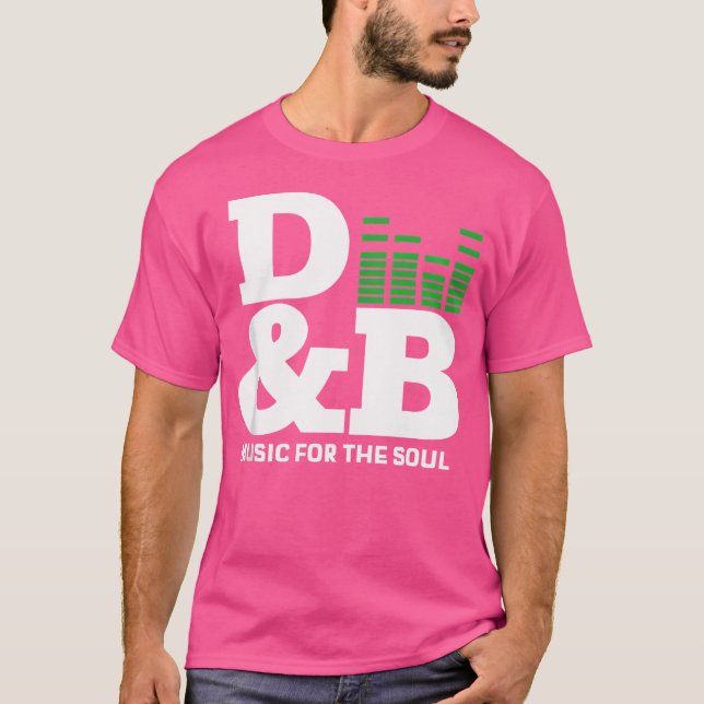 T-shirt Dnb Music Liquide Dubstep Drum Et Basse (Devant)