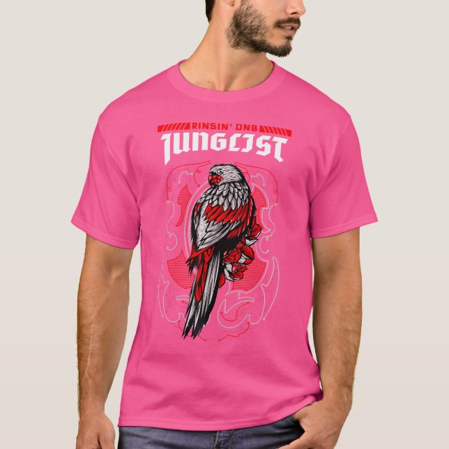 T-shirt Dnb Musique Liquide Jungle Edm Drum Et Basse (Devant)