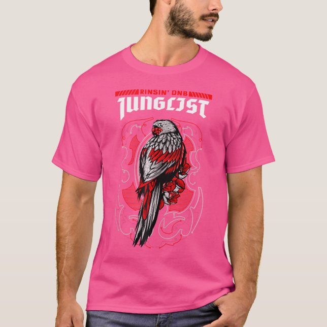 T-shirt Dnb Musique Liquide Jungle Edm Drum Et Basse (Devant)