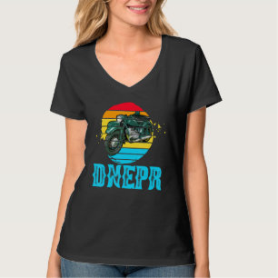 T-shirt Dnepr 650 Cc - Moto Soviétique Avec Sidecar