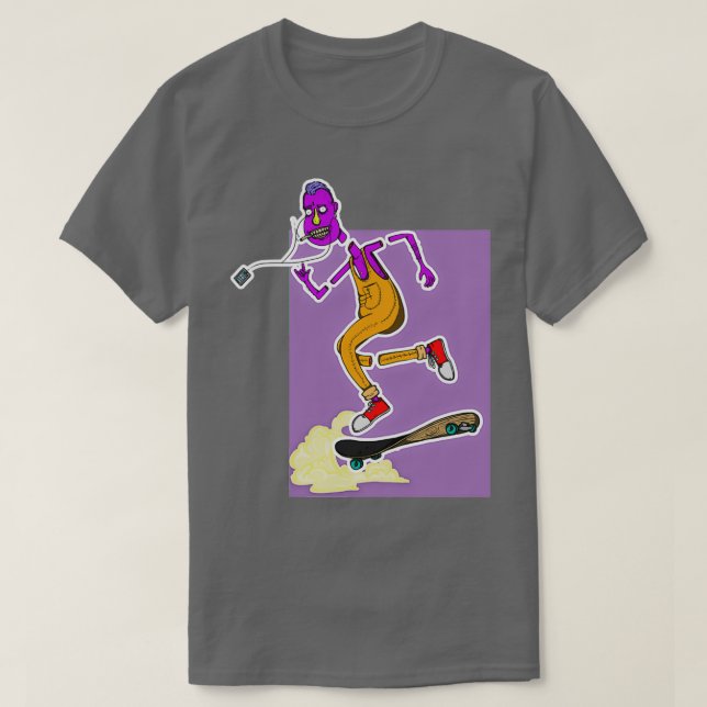 T-SHIRT DO A KICKFLIP (Design devant)