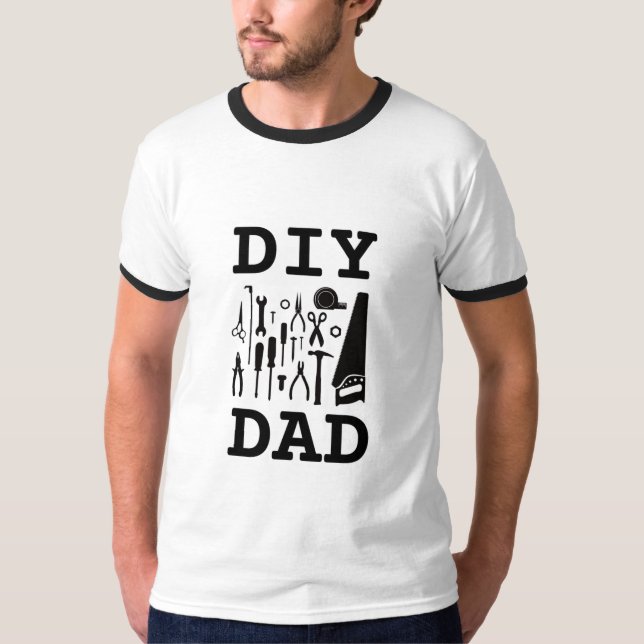 T-shirt do-it-yourself papa (Devant)