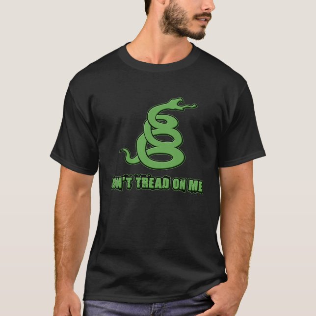 T-shirt Do not Tread On Me Poisonous Snakes (Devant)