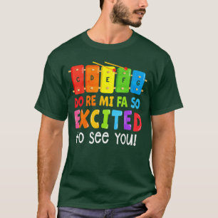 T-shirt Do Re Mi Fa So Ecitedo Voir Vous fille vintage
