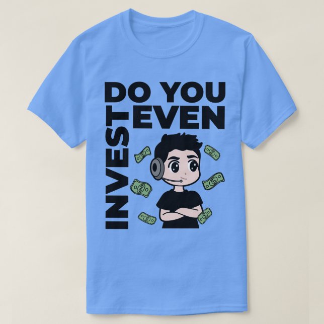 T-shirt Do You Even Invest Bro Stonks Value 1 (Design devant)