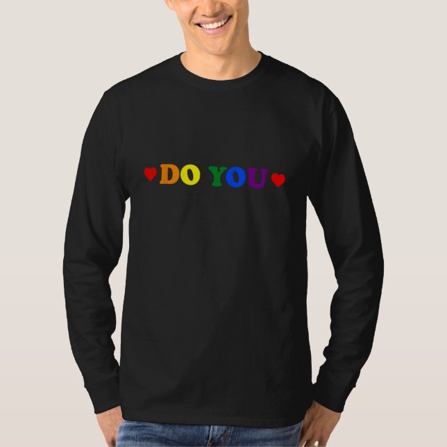T-shirt Do You LGBTQ Bi Pride Ally Stuff Support (Devant)