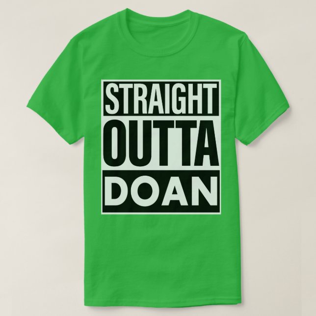 T-shirt Doan Name Stright Outta Doan (Design devant)