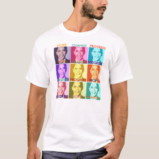T-shirt d'Obama d'espoir, de changement et de