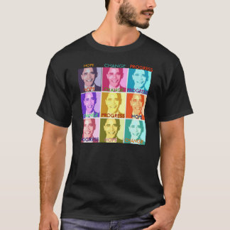 T-SHIRT d'OBAMA d'ESPOIR et de CHANGEMENT - -