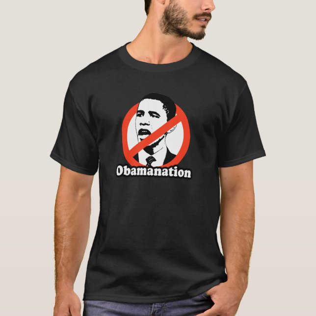 T-SHIRT D'OBAMANATION/ANTI-OBAMA (Devant)