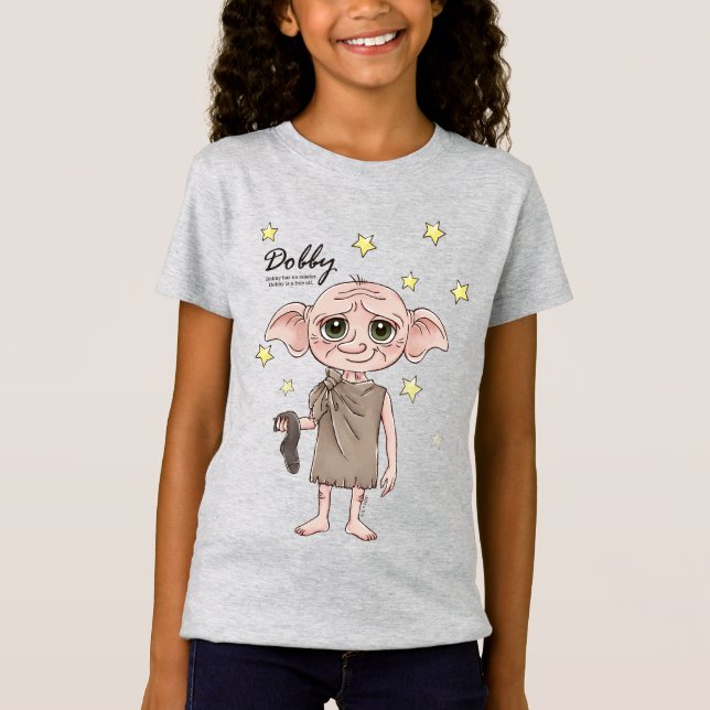 T-Shirt Dobby Watercolor Character Art (Devant)