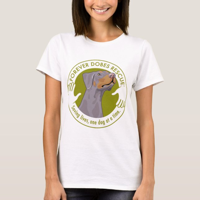 T-shirt dobe-fawn-uncropped-ear-logo-8-29-11 (Devant)