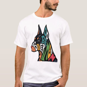 T-shirt Doberman
