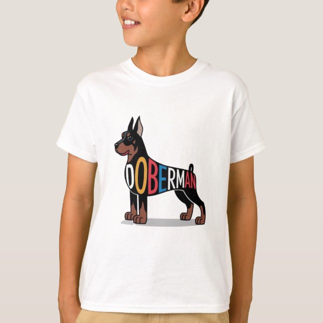 T-shirt Doberman (Devant)