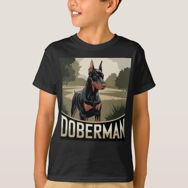 T-shirt Doberman (Devant)