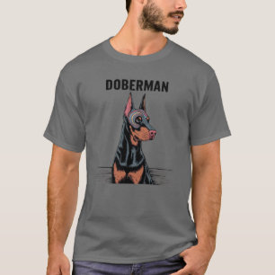T-shirt Doberman