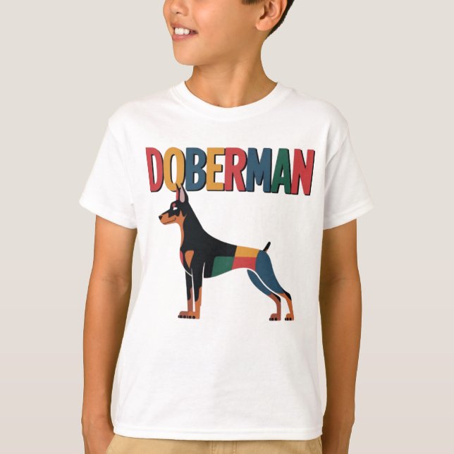 T-shirt Doberman (Devant)