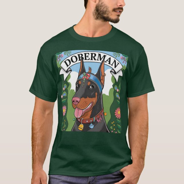 T-shirt Doberman (Devant)