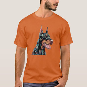 T-shirt Doberman