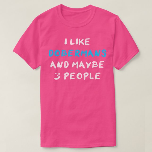 T-shirt Doberman (Design devant)