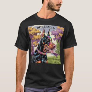 T-shirt Doberman