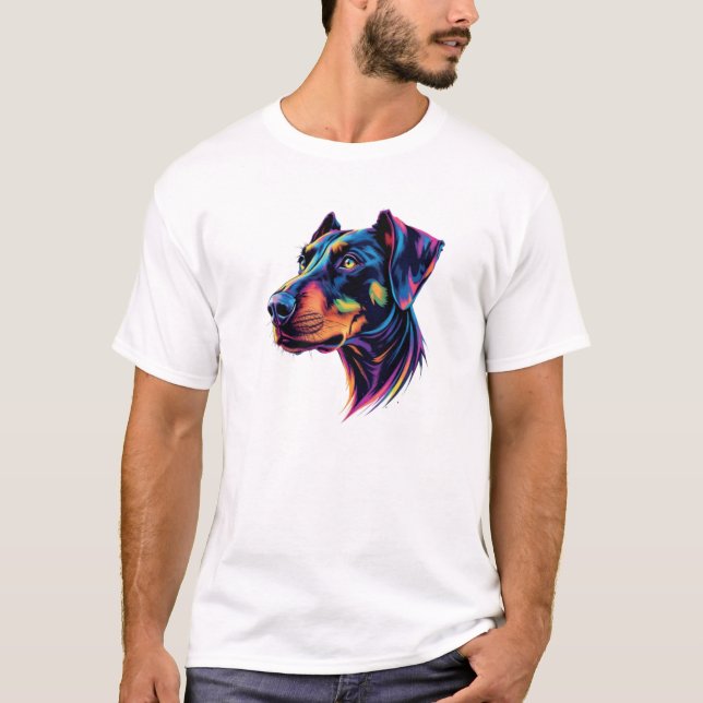 T-shirt Doberman Animal (Devant)