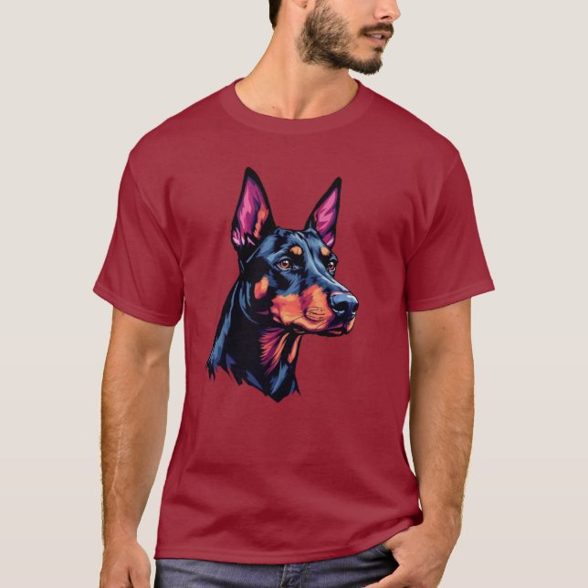 T-shirt Doberman Animal (Devant)