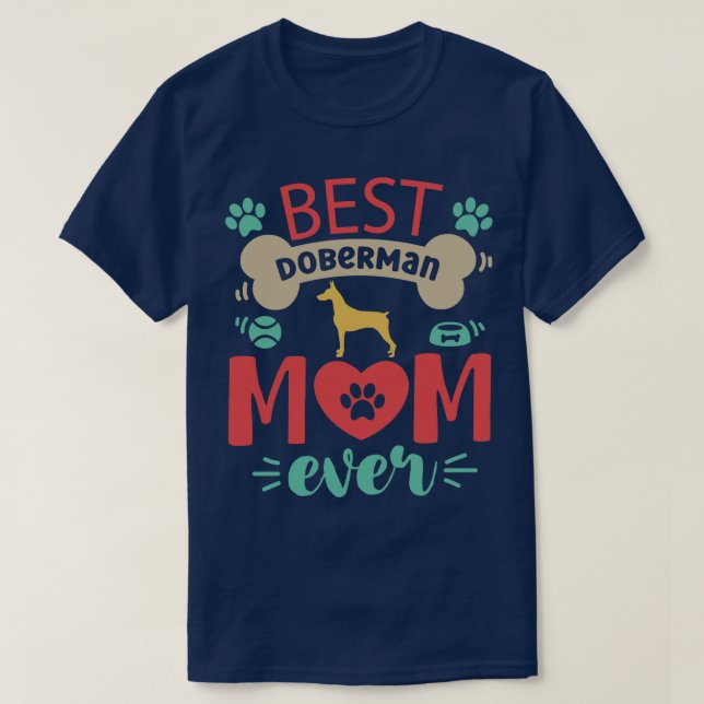 T-shirt Doberman Chien 1 (Design devant)