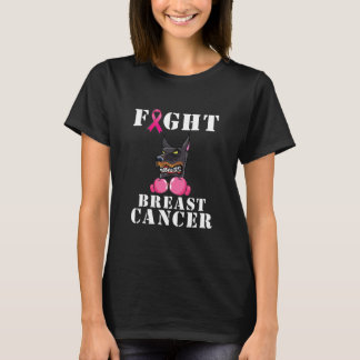 T-shirt Doberman Chien combattre le cancer du sein Sensibi