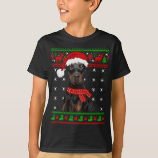 T-shirt Doberman Chien moche Sweater Noël Chien chiot Aime