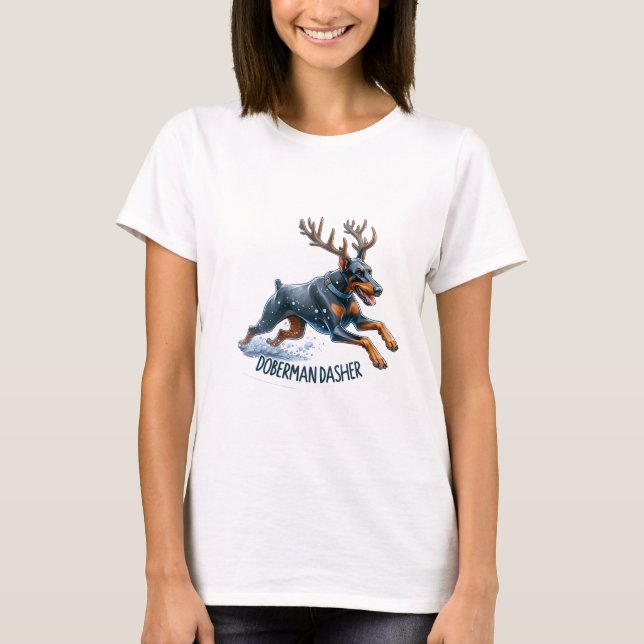 T-shirt Doberman Dasher (Devant)